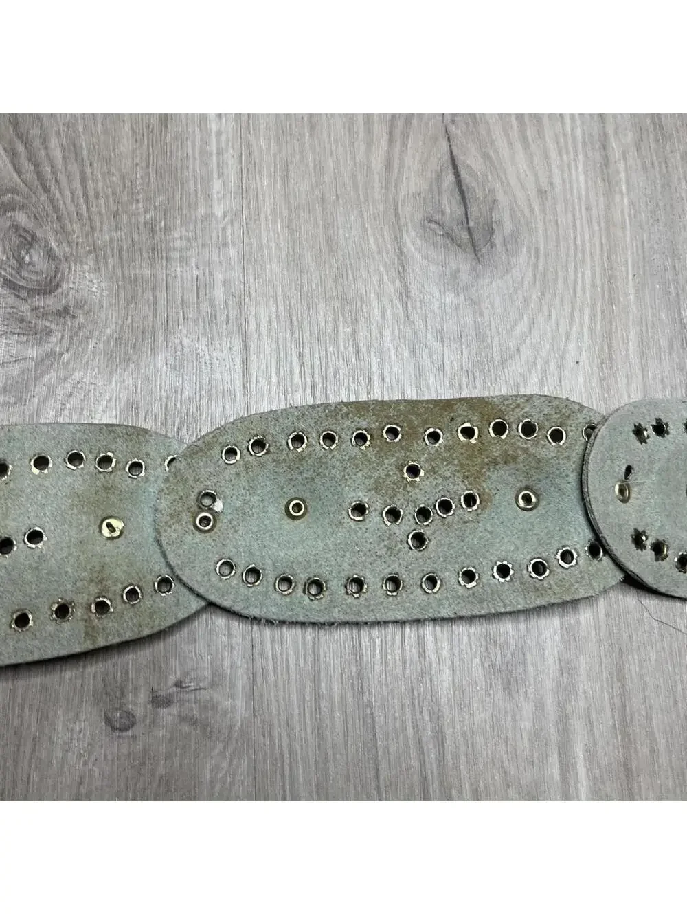 y2k Moroccan belt white and brass